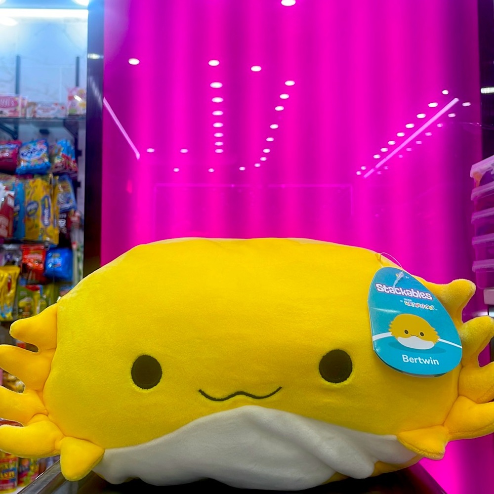 Bertwin Axolotl 12” squishmallow stackables